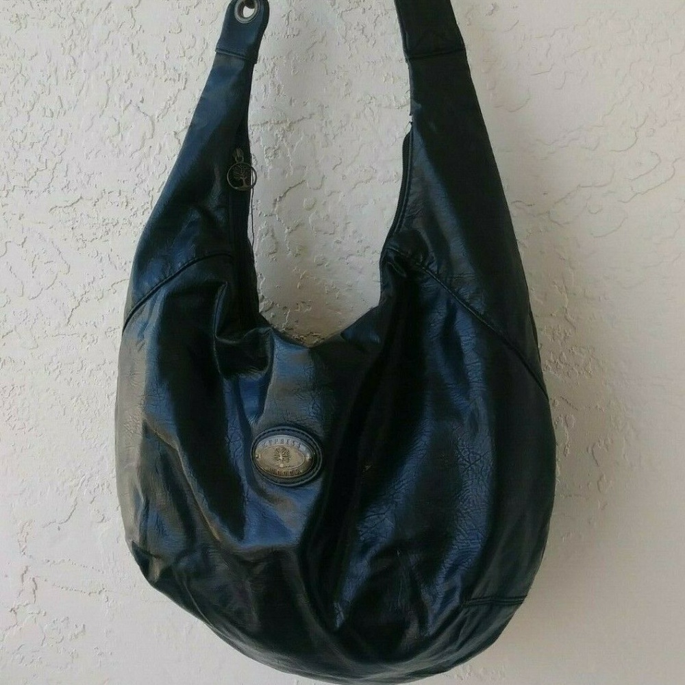 Vintage Black Shoulder/Handbag Purse Cypress Woods